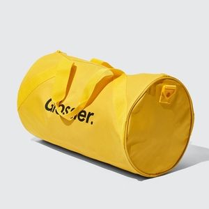 Yellow sunshine glossier duffel bag